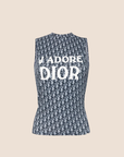 CHRISTIAN D1OR 2003 "J'ADORE D1OR" BLUE TROTTER TANK TOP