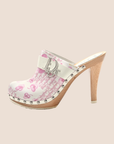 CHRISTIAN D1OR 2005 GIRLY CHERRY BLOSSOM STUDDED MULES