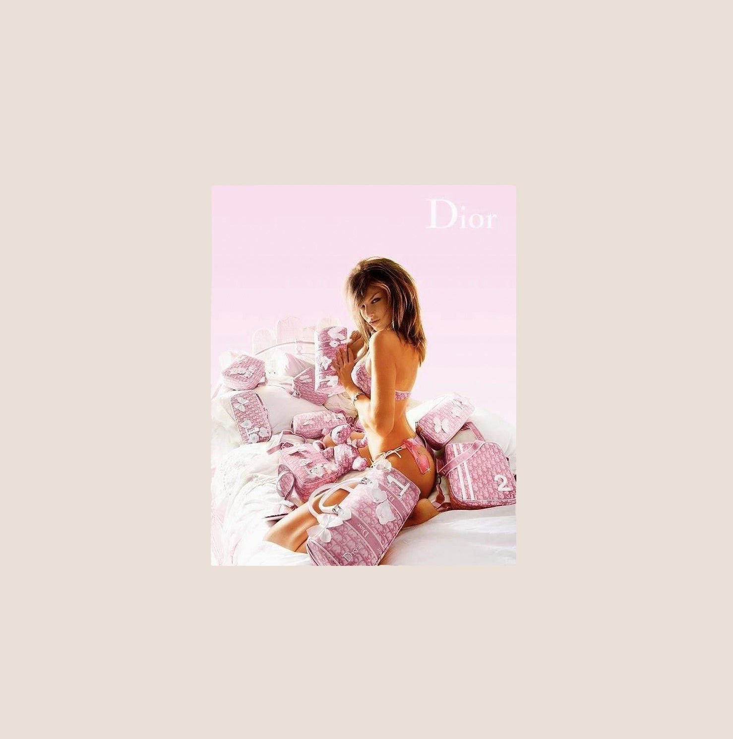 CHRISTIAN D1OR 2004 "GIRLY" COLLECTION POSTER