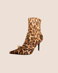 CHRISTIAN D1OR 2004 DICE LEOPARD PRINT BOOTS