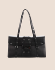 CHRISTIAN D1OR 2002 BLACK STREET CHIC BOXY SHOULDER BAG