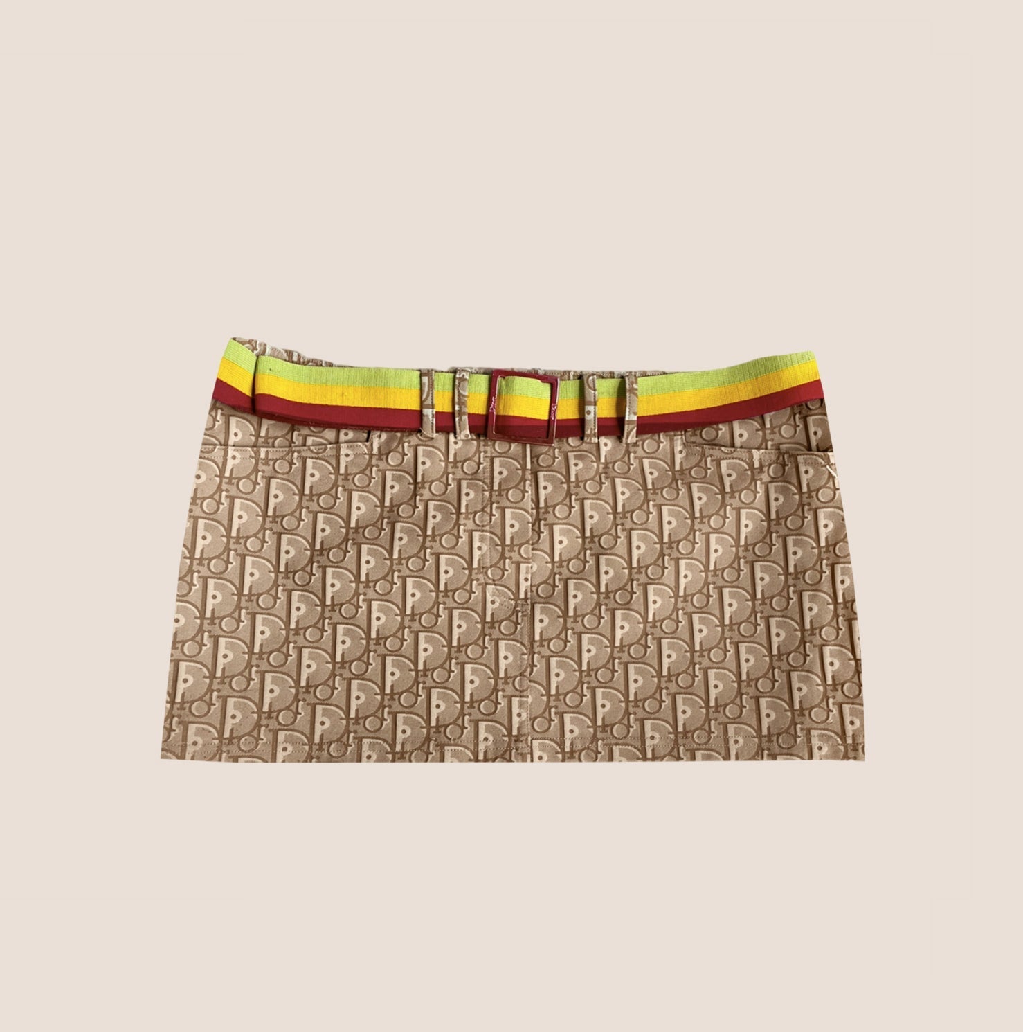 CHRISTIAN D1OR 2004 RASTA D1ORISSIMO MINI SKIRT