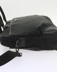 BBERRY Black label Hand Bag Nylon 2way Black Auth ki3666