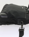 BBERRY Black label Hand Bag Nylon 2way Black Auth ki3666