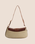 CHRISTIAN D1OR BROWN & CREAM STREET CHIC COLUMBUS BAG
