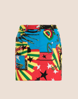 CHRISTIAN D1OR 2004 RASTA MINI SKIRT
