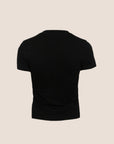 CHRISTIAN D1OR 2003 BLACK HARDCORE PRINT T-SHIRT