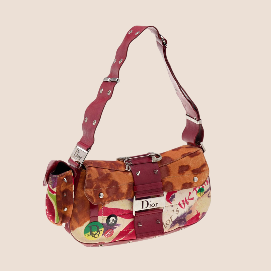 CHRISTIAN D1OR 2003 VICTIM STREET CHIC COLUMBUS SHOULDER BAG