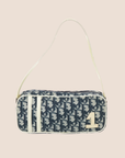 CHRISTIAN D1OR 2001 BLUE TROTTER MINI POCHETTE BAG