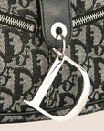 CHRISTIAN D1OR 2004 NAVY D RING SHOULDER BAG