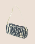 CHRISTIAN D1OR 2001 BLUE TROTTER MINI POCHETTE BAG