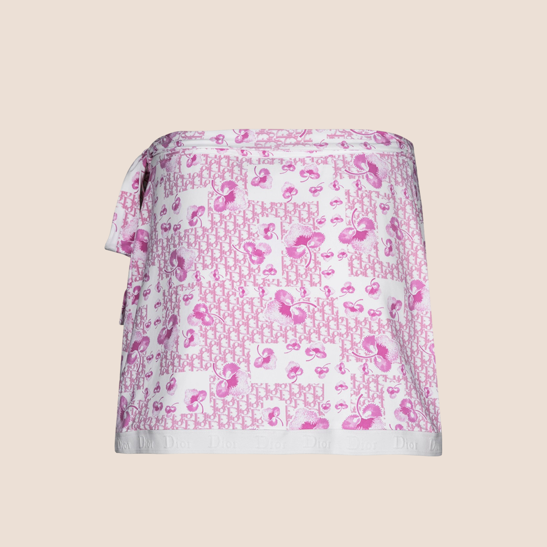 CHRISTIAN D1OR 2005 RESORT GIRLY WRAP SKIRT