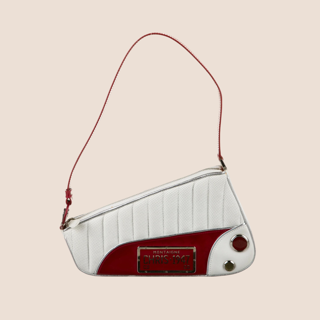 CHRISTIAN D1OR 2001 MONTAIGNE CHRIS 1947 SHOULDER BAG