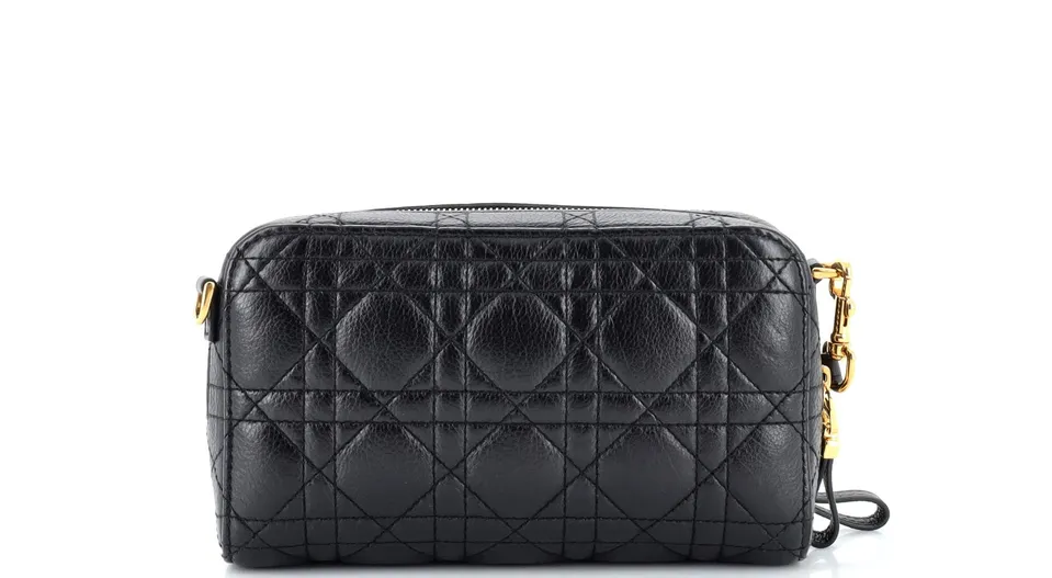 Christian D1OR Caro Double Pouch Crossbody Bag