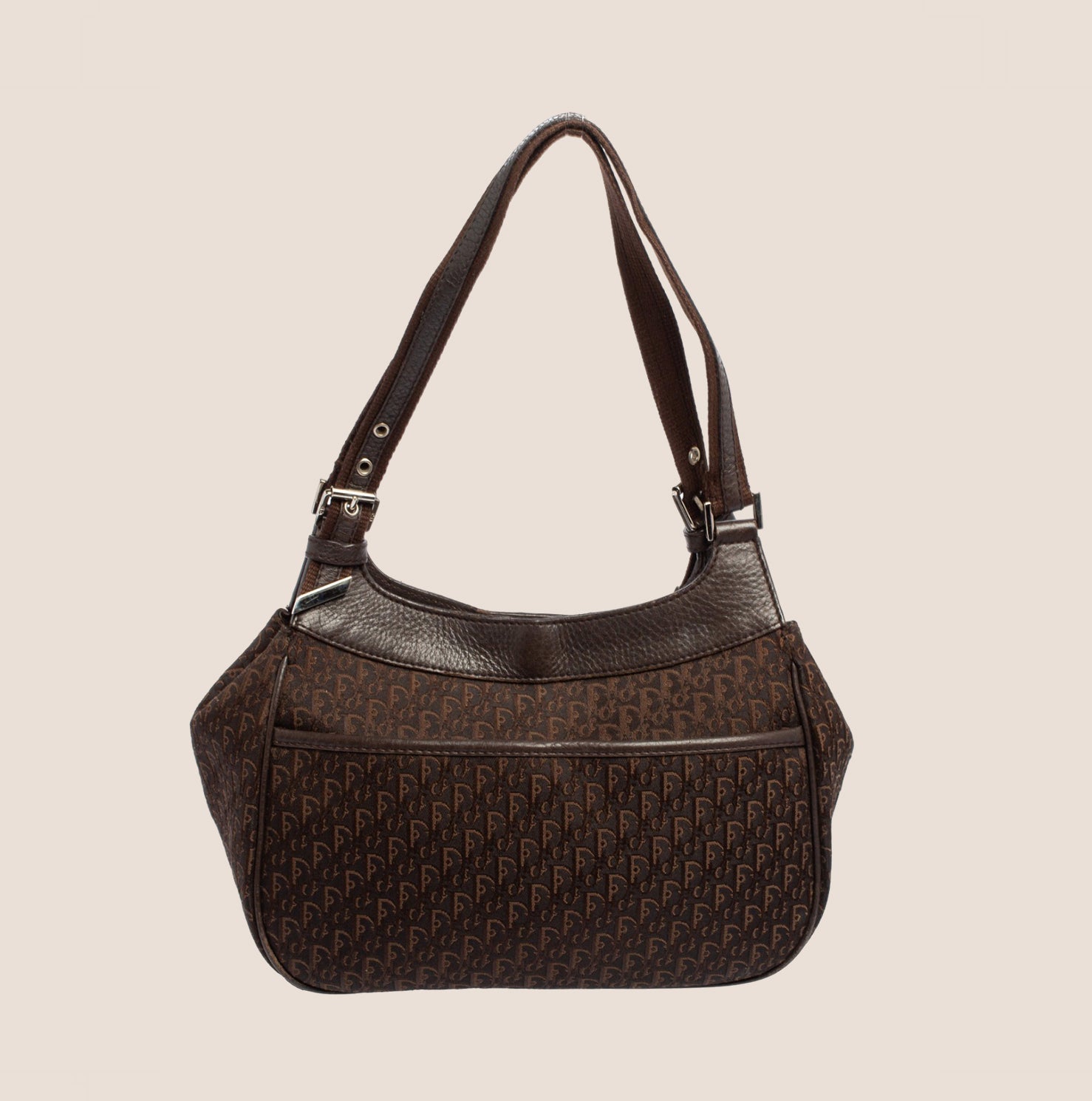 CHRISTIAN D1OR 2005 BROWN STREET CHIC D1ORISSIMO TOTE BAG