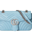 (WMNS) GCCI GG Marmont Small-Sized Single-Shoulder Bag Blue 443497-DTDIY-4928