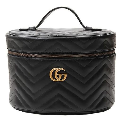 (WMNS) GCCI SS21 GG MarmontHandholdBagMakeup Bag Black 609340-DTDCT-1000