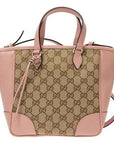(WMNS) GCCI GG Printing Single-Shoulder Bag Brown/Pink 449241-KY9LG-8609