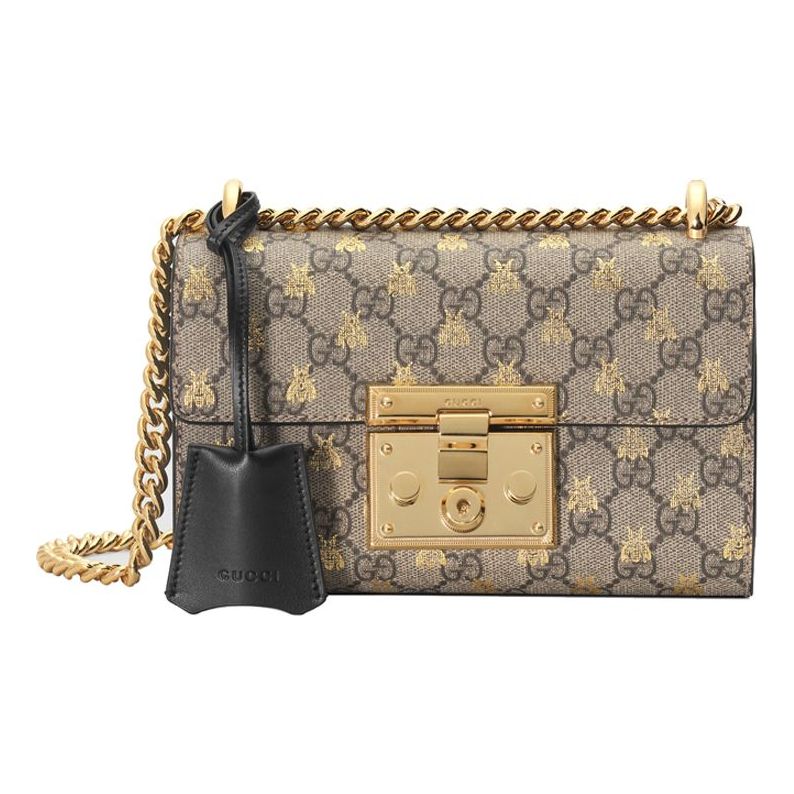 (WMNS) GCCI Padlock Small-Sized Single-Shoulder Bag 'Cream' 409487-9F26G-8319