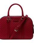 (WMNS) GCCI Logo Embossing Cowhide handbag Red Classic 510289-BMJ1G-6420