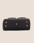 CHRISTIAN D1OR BLACK PYTHON DETECTIVE BAG