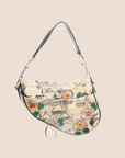 CHRISTIAN D1OR 2005 PARIS 50s PRINTED SADDLE BAG