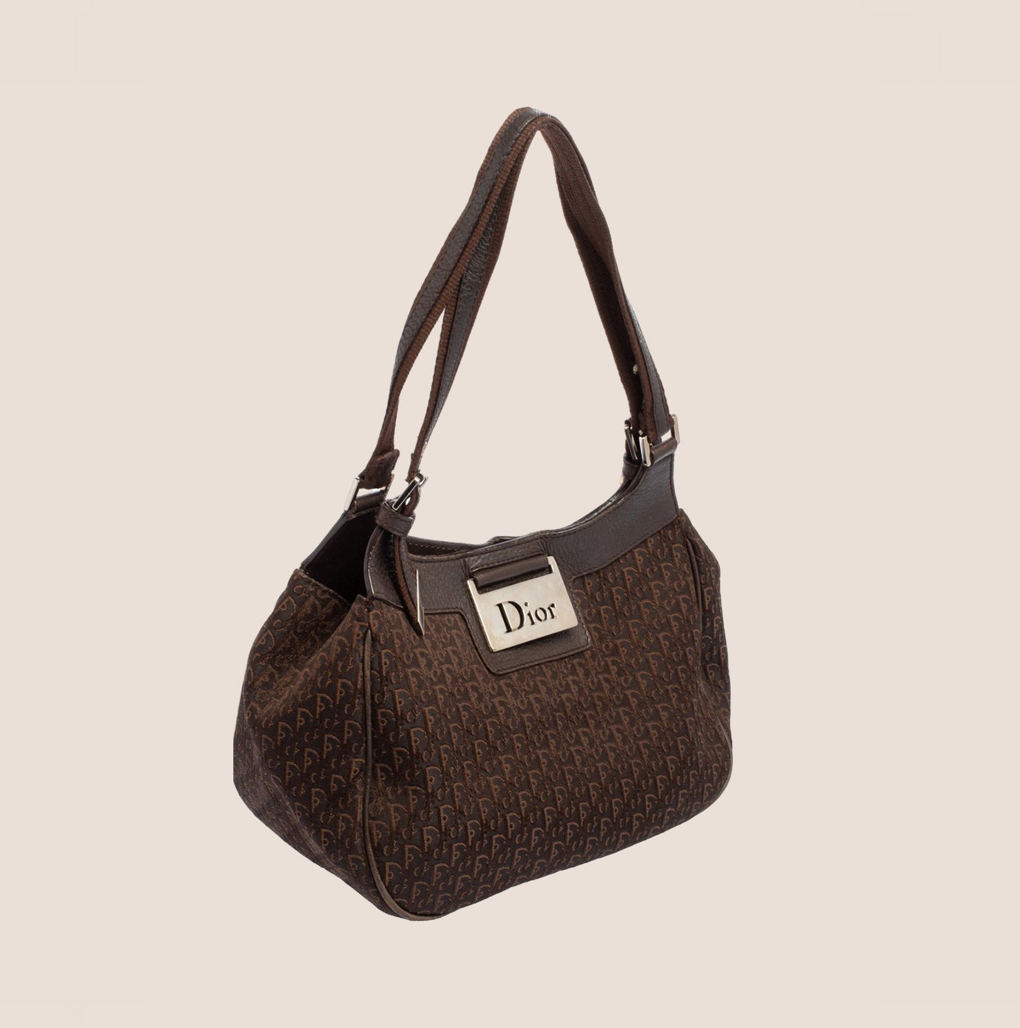 CHRISTIAN D1OR 2005 BROWN STREET CHIC D1ORISSIMO TOTE BAG