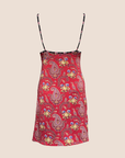CHRISTIAN D1OR 2002 RED BANDANA MINI DRESS