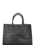 CHRISTIAN D1OR Book Tote Large Leather Black