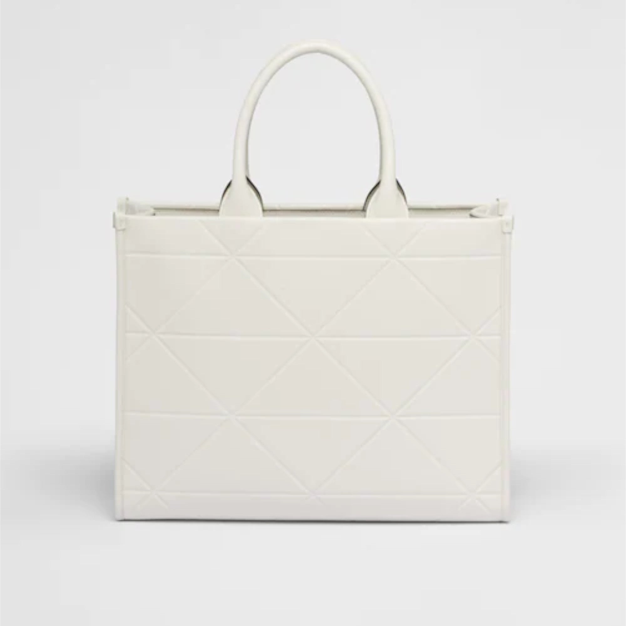 Medium leather PRD Symbole bag with topstitching
