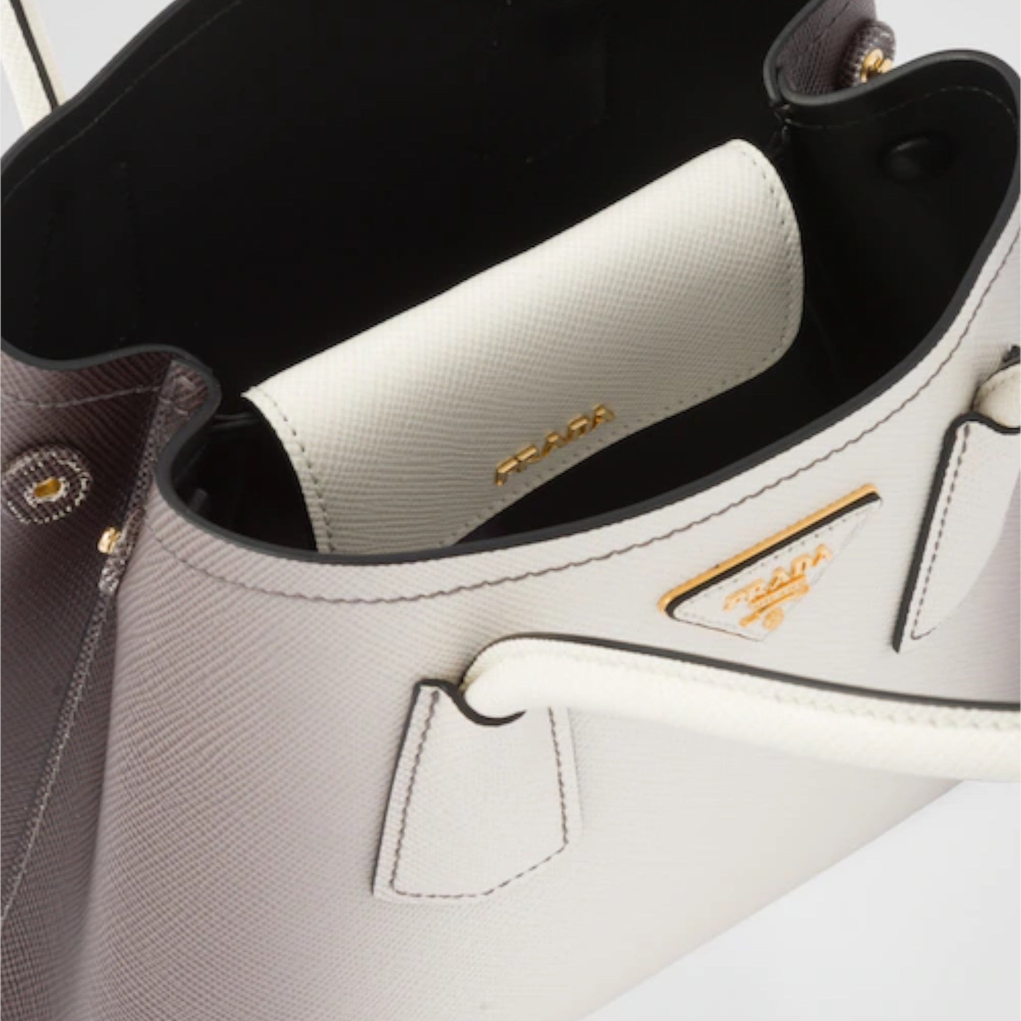 PRD Double Saffiano leather mini-bag