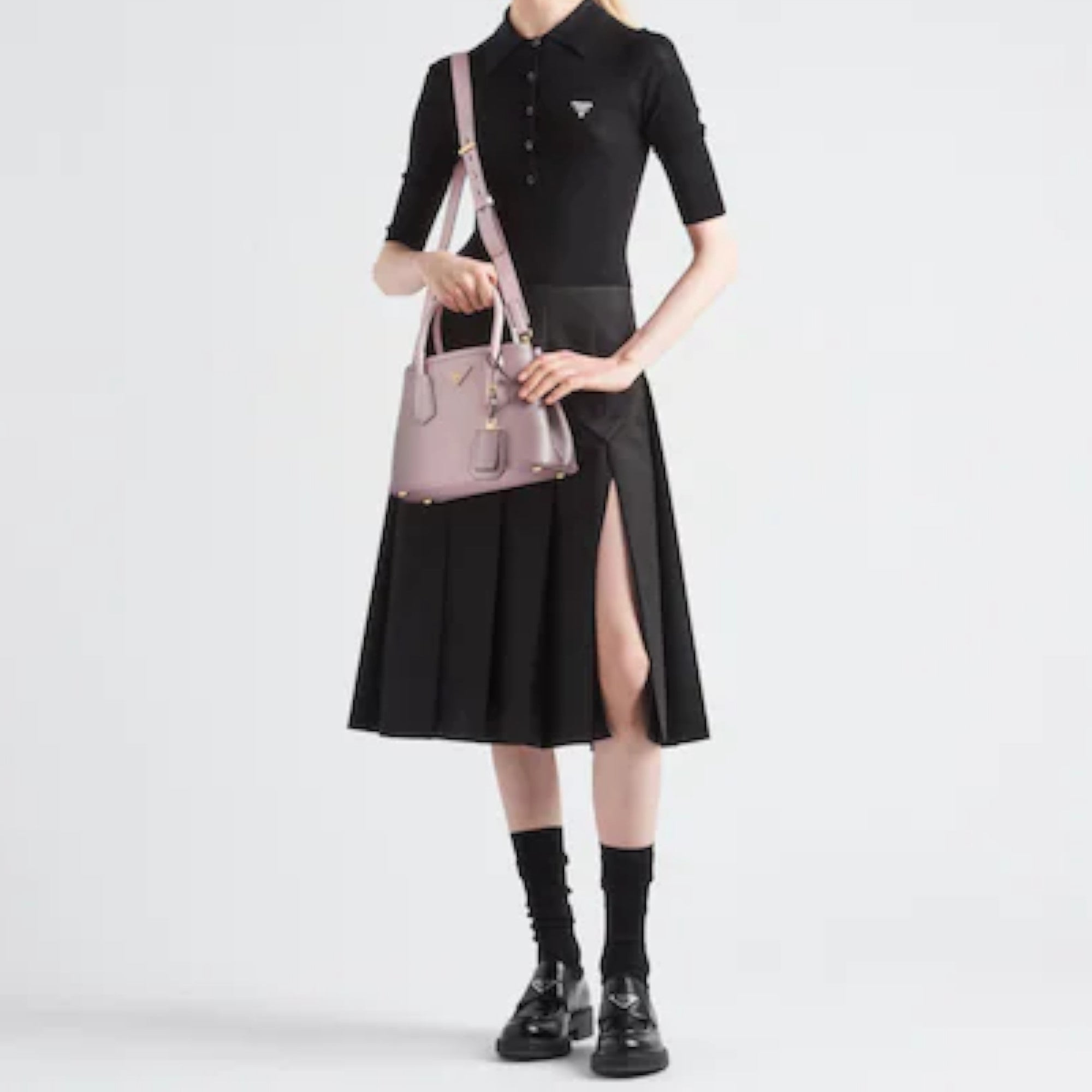 PRD Double Saffiano leather mini-bag