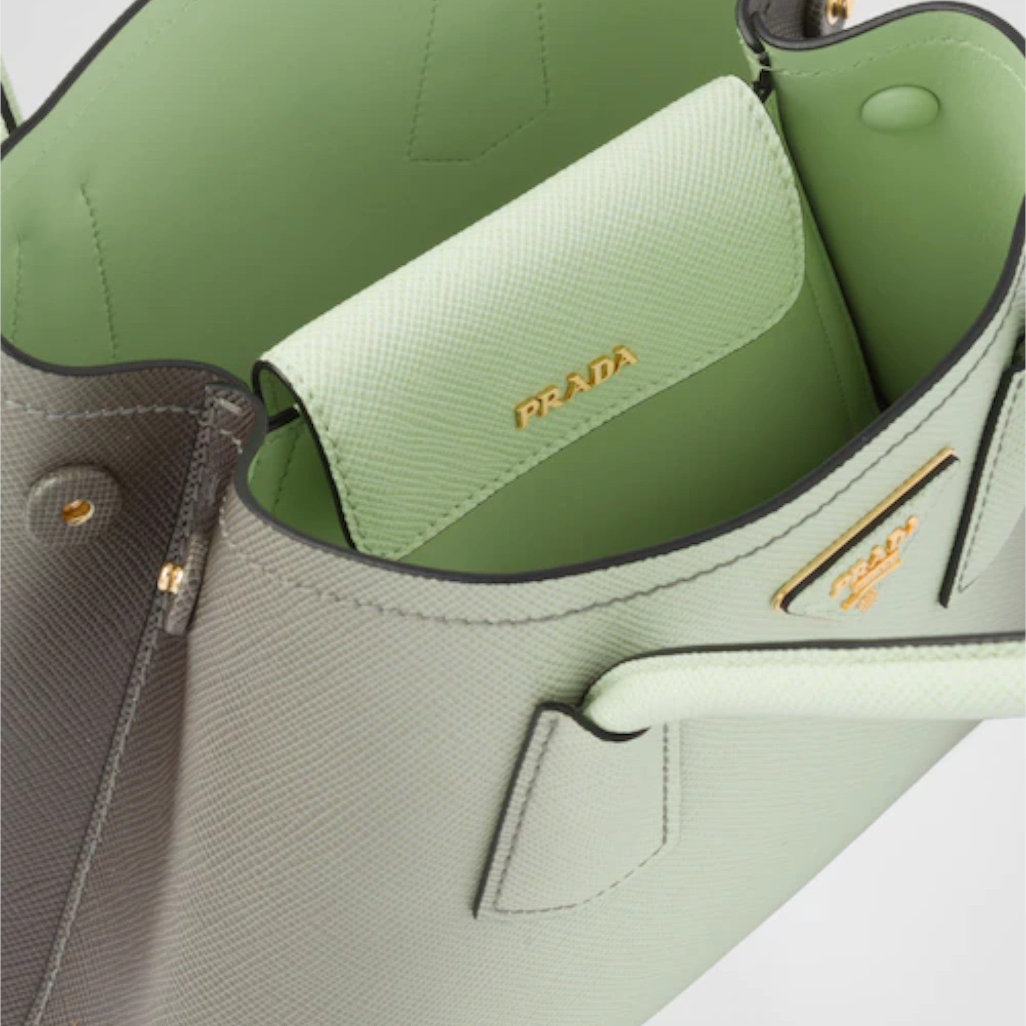 PRD Double Saffiano leather mini-bag