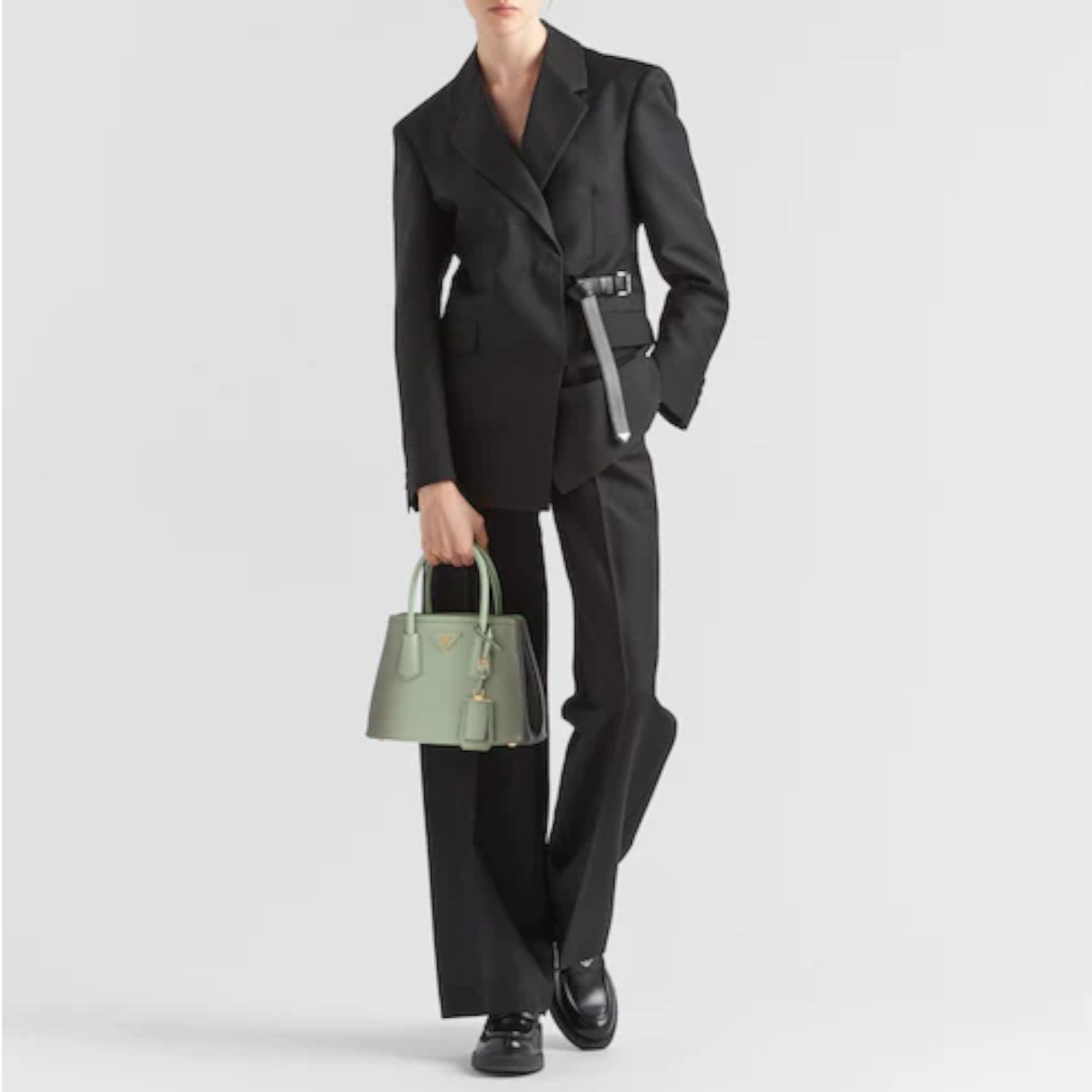 PRD Double Saffiano leather mini-bag
