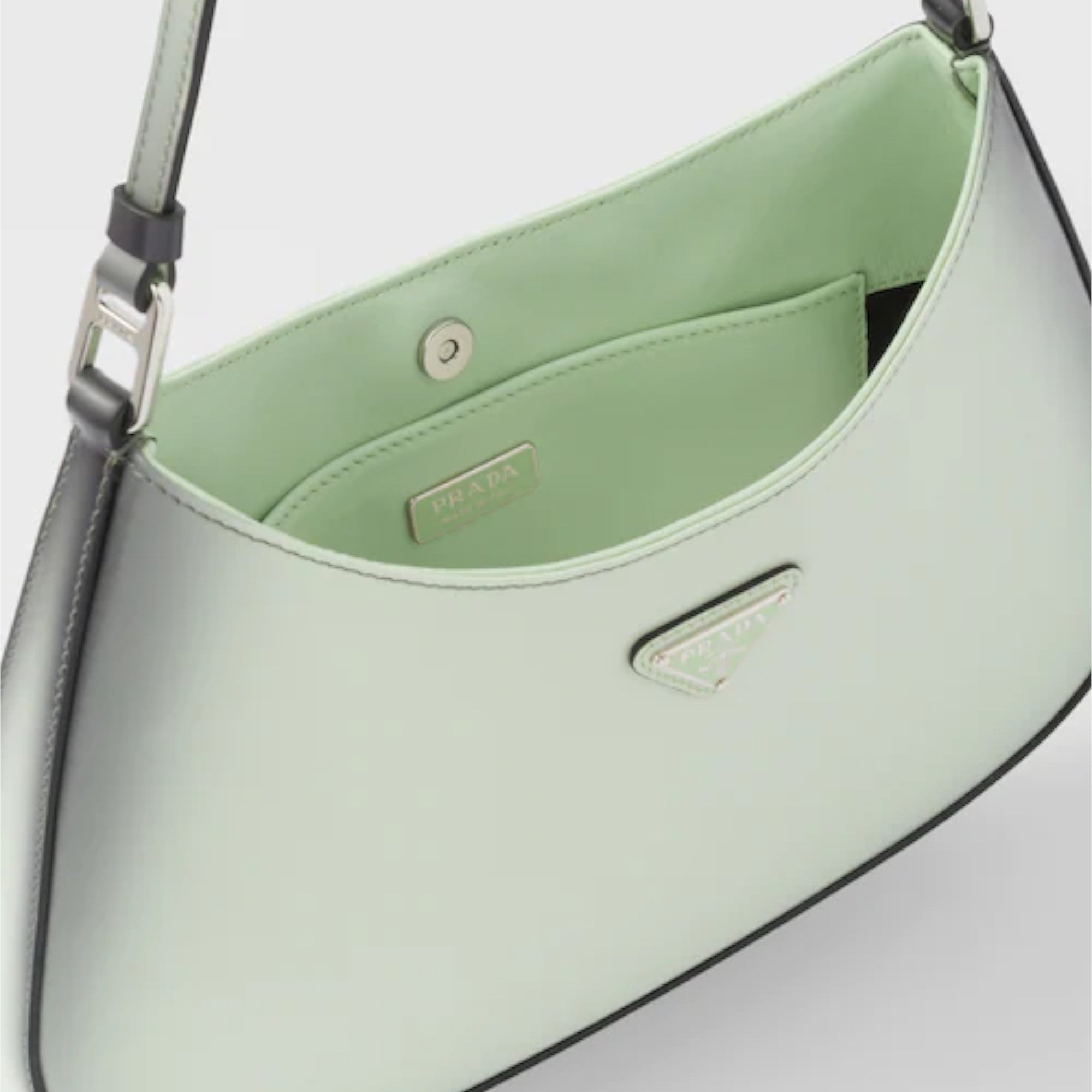 PRD Cleo brushed leather shoulder bag