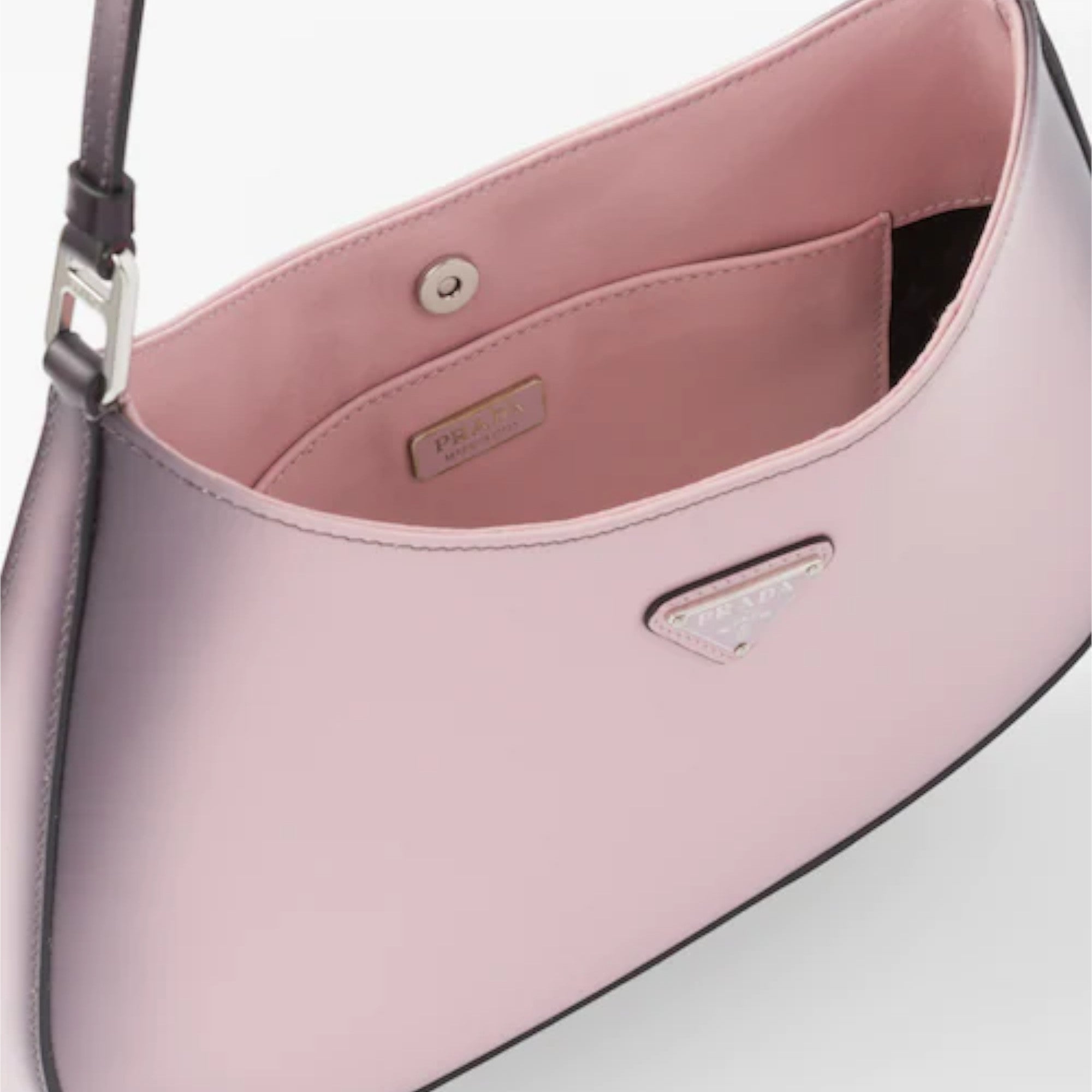 PRD Cleo brushed leather shoulder bag