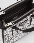 PRD Galleria satin mini-bag with crystals