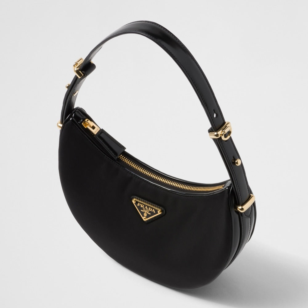 PRD Arqu? Re-Nylon and brushed leather shoulder bag