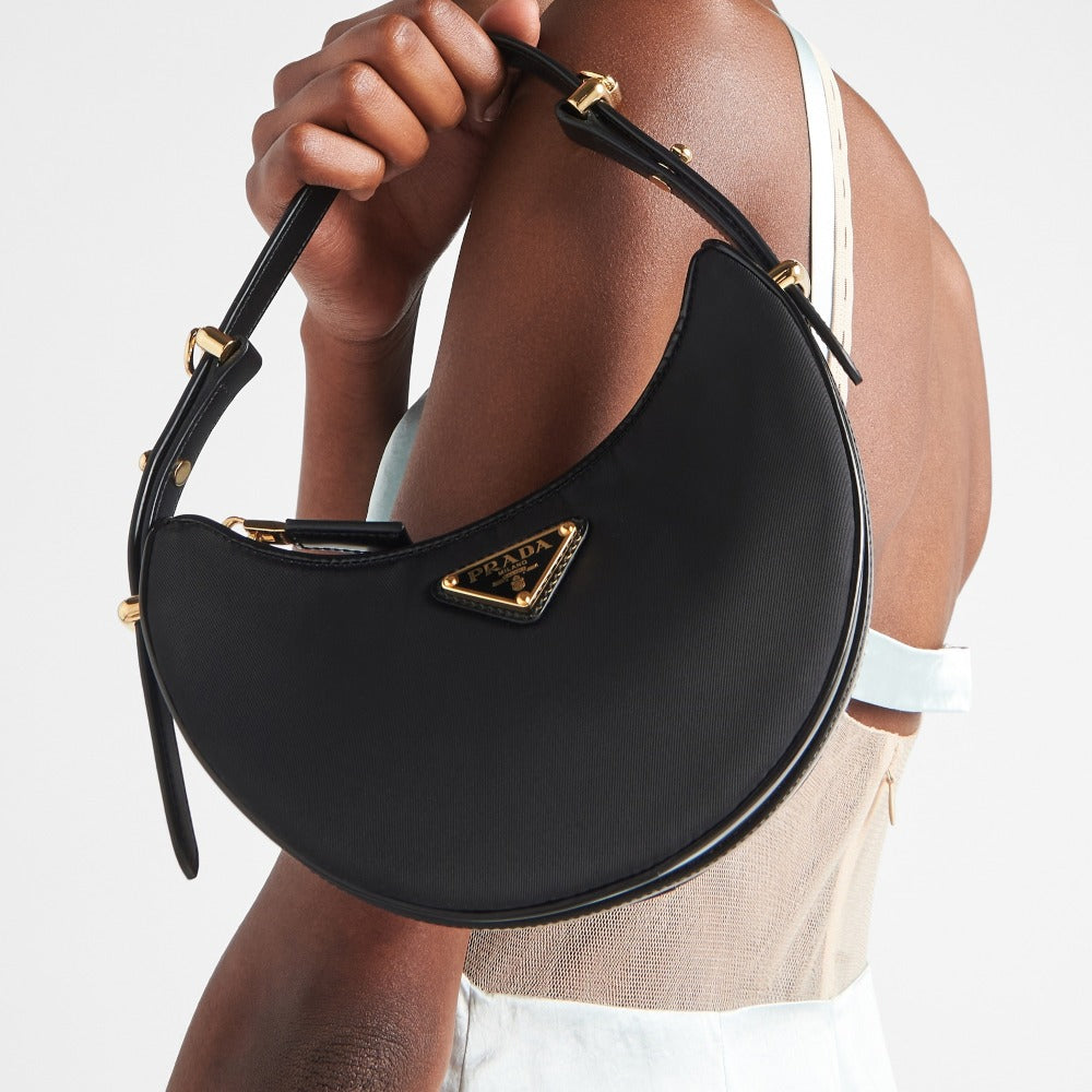 PRD Arqu? Re-Nylon and brushed leather mini shoulder bag