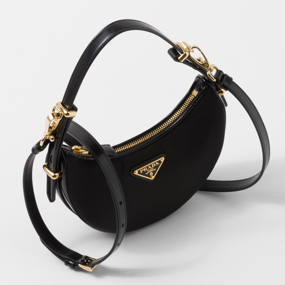 PRD Arqu? Re-Nylon and brushed leather mini shoulder bag