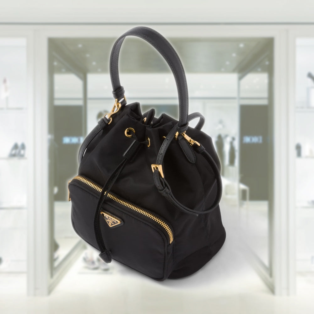 PRD Duet Re-Nylon bucket bag