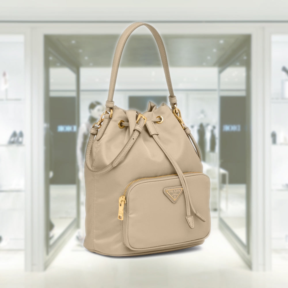PRD Duet Re-Nylon bucket bag