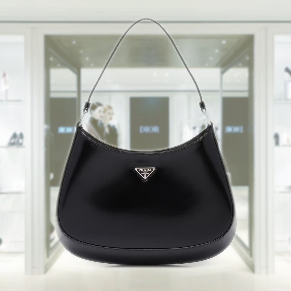 PRD Cleo brushed leather shoulder bag