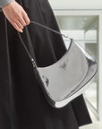PRD Cleo brushed leather shoulder bag