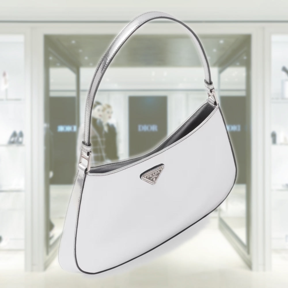 PRD Cleo brushed leather shoulder bag