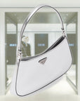 PRD Cleo brushed leather shoulder bag