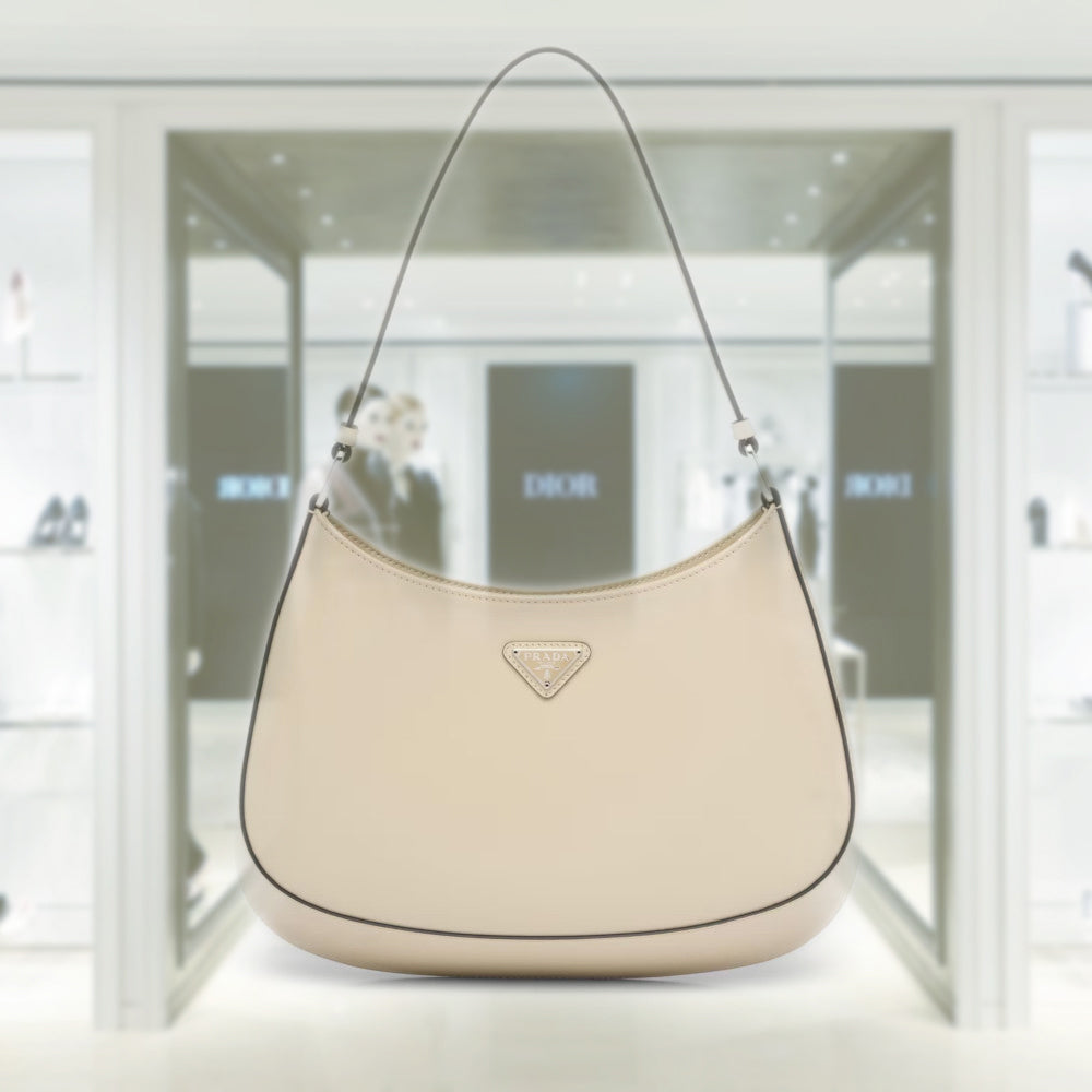 PRD Cleo brushed leather shoulder bag