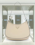 PRD Cleo brushed leather shoulder bag