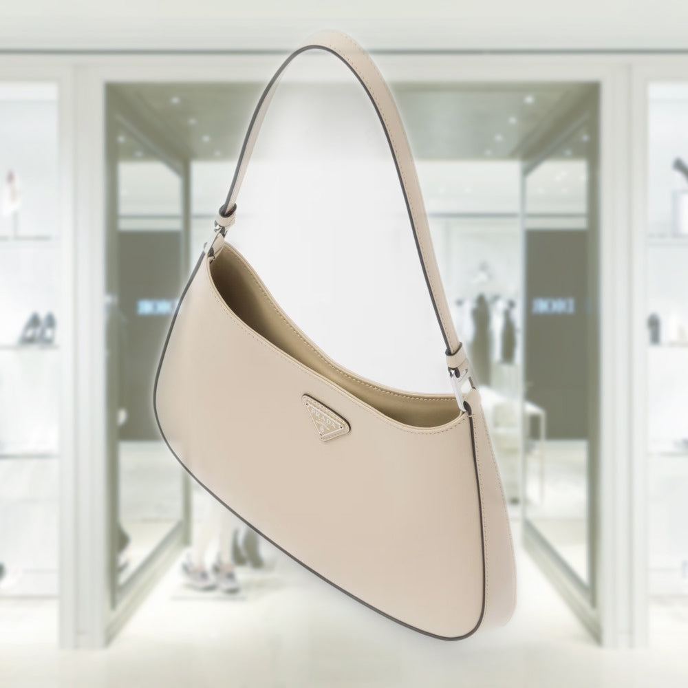 PRD Cleo brushed leather shoulder bag