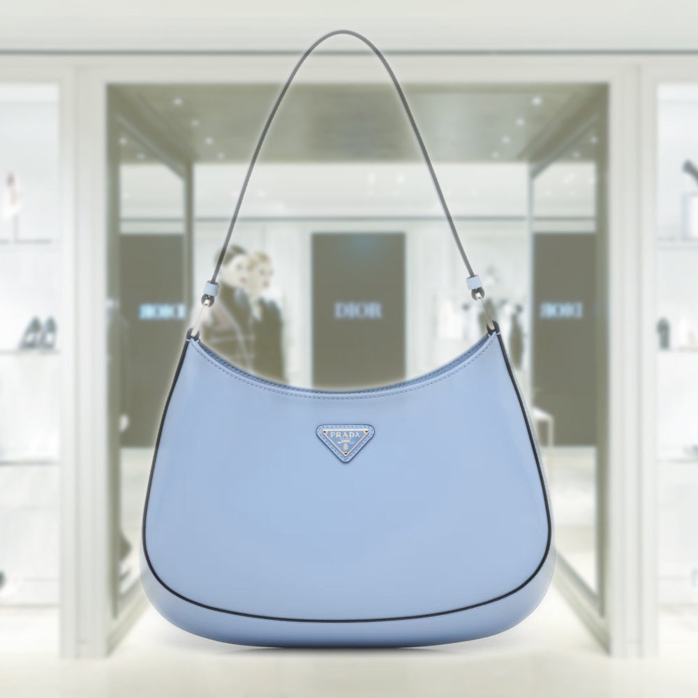 PRD Cleo brushed leather shoulder bag